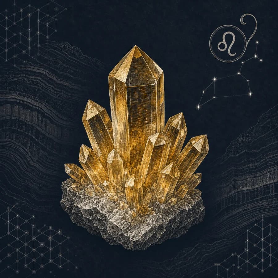 シトリン(黄水晶)の標本画像